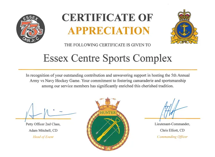 Army vs Navy Hockey Game Award