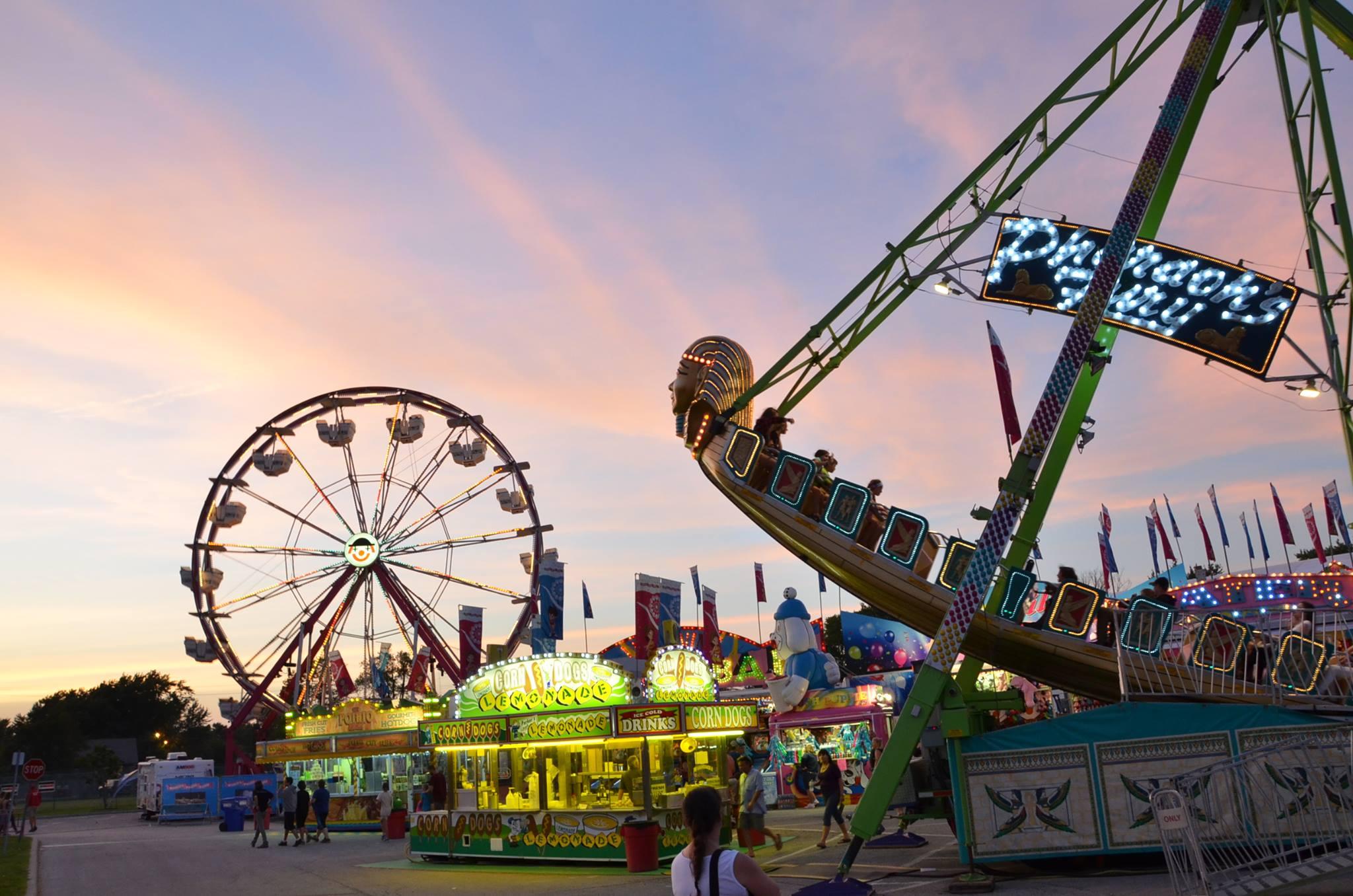 Carnival Rides at the Essex Fun Fest