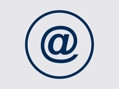 Illustration @ sign.