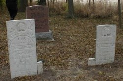 Three headstones
