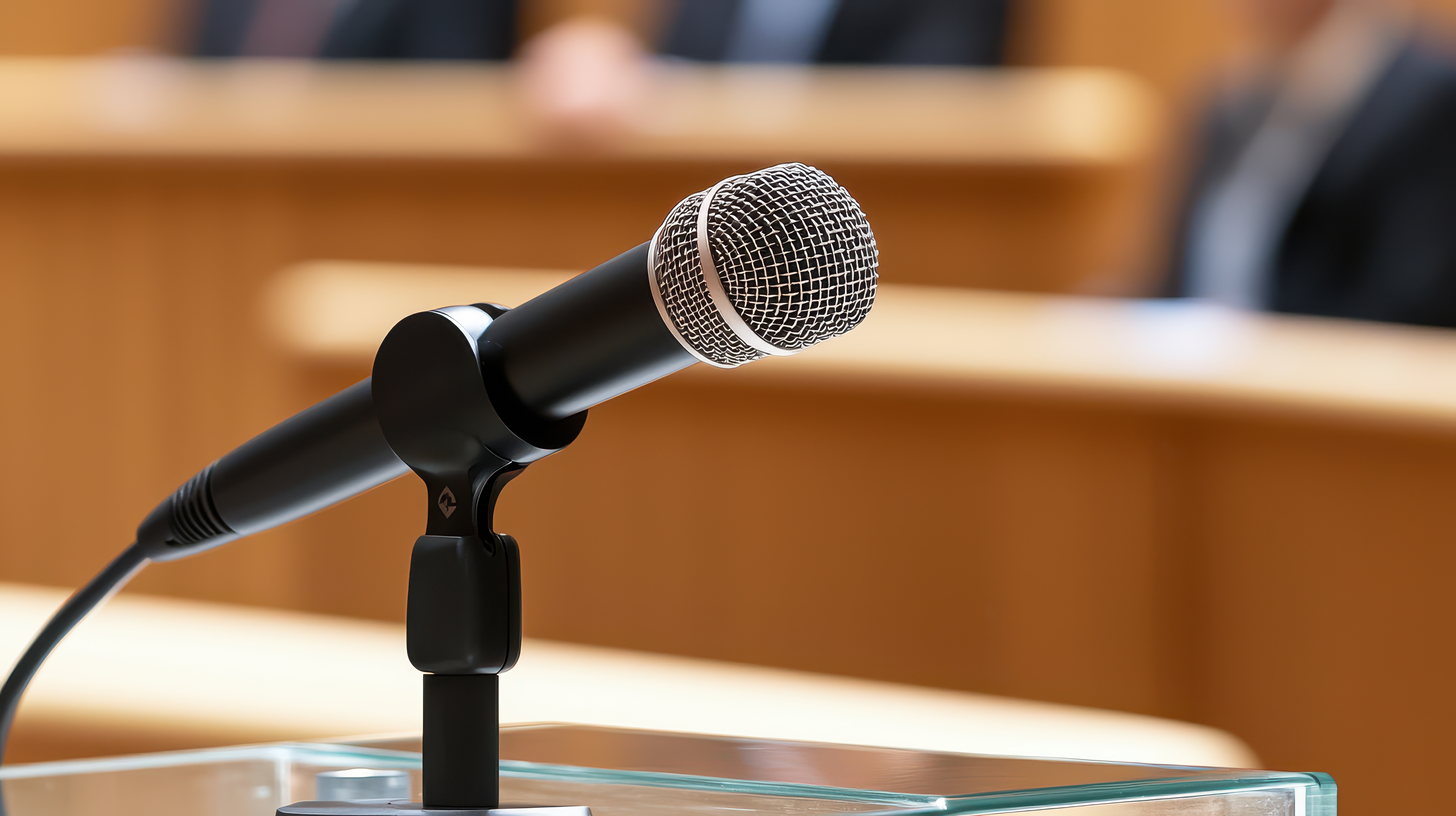 Microphone in Council Chambers
