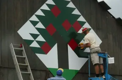 Building of a barn quilt