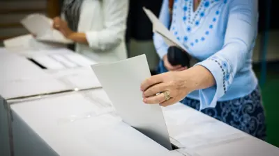 Person submitting a ballot